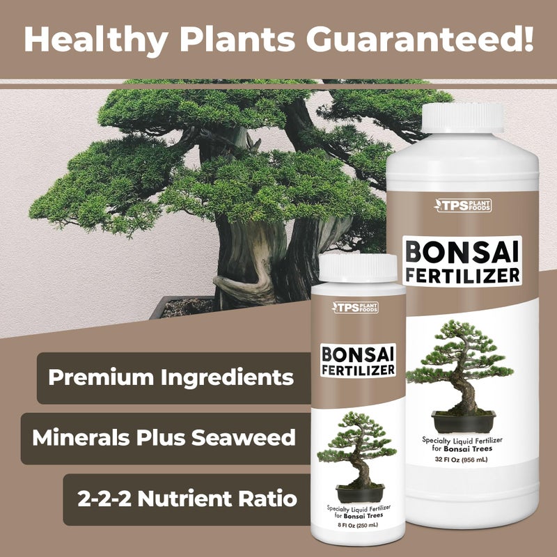 TPS NUTRIENTS سماد بونساي لجميع أشجار البونساي، رائع لامتصاص الجذور، طعام نباتي سائل 8 أونصة (250 مل) - Image 5
